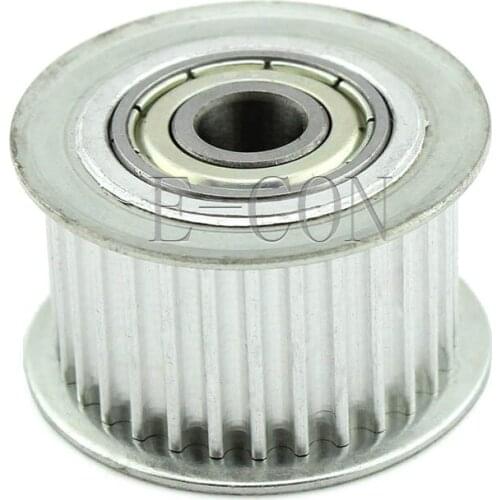 1pcs/5pcs/10pcs HTD 3M-30T-16W 5mm/6mm/7mm/8mm/10mm Bore Aluminum Timing Belt Idler Pulley With Bearing 30 Teeth