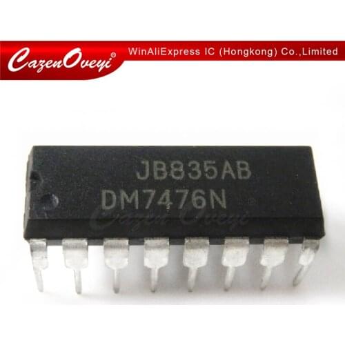 1pcs/lot DM7476N DM7476 DIP-16 In Stock