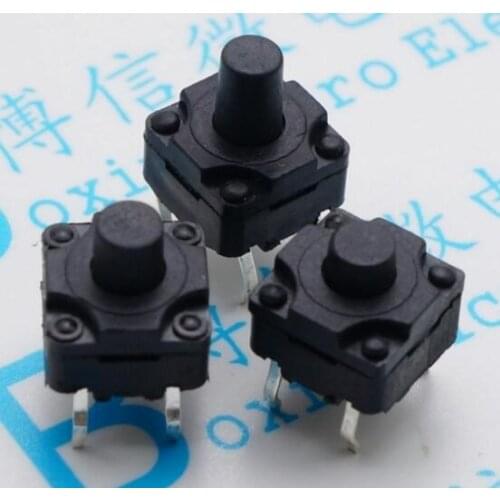 100PCS 8*8*8MM buttons light touch switch Waterproof button