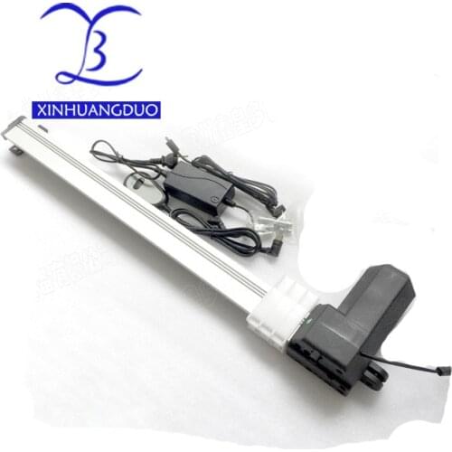 250mm stroke DC 12V/24V 20mm/s Heavy Duty Push 150Kg , Motorized Tv Lift Linear Actuator with Wired handle control