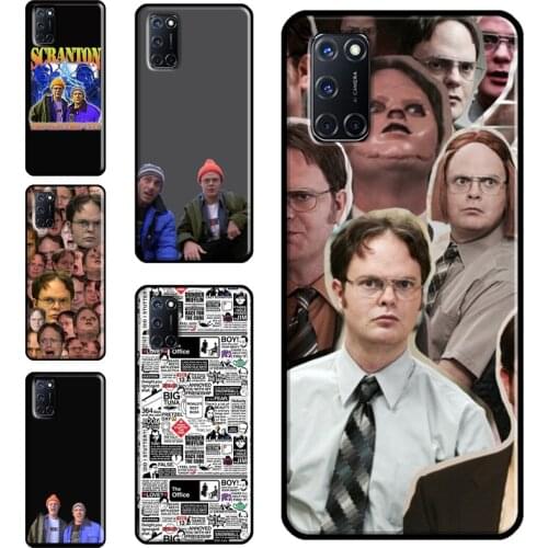 Lazy Scranton The Office Case For OPPO A52 A72 A92 A83 A91 A93 A15 A3S A5S A1K F7 Reno2 Z A31 A53 A5 A9 2020 Cover