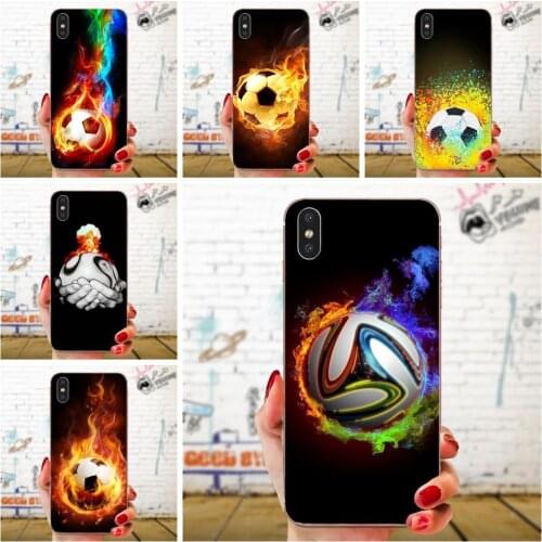 Football Soccer For Xiaomi CC9E Mi3 Mi4 Mi4i Mi5 Mi 5S 6 6X 8 9 SE Play Plus Pro Lite A1 Mix 2 Note 3 TPU Cover