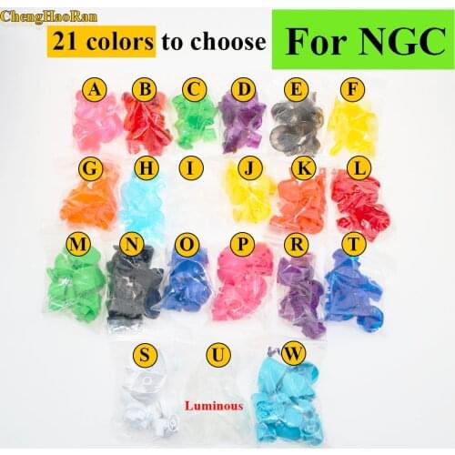 ChengHaoRan 21 colors Analog Joystick controller Button Grip Stick Cap For NGC Controller Y X A B Z Buttons for Gamecube