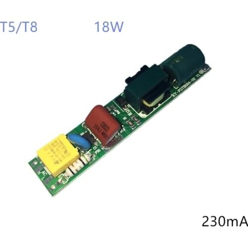Fluorescent Tube 12-24Series 4Parallel T5 T8 Bare Board LED Driver 18W Constant current non isolation with IC Current 240mA 5pcs