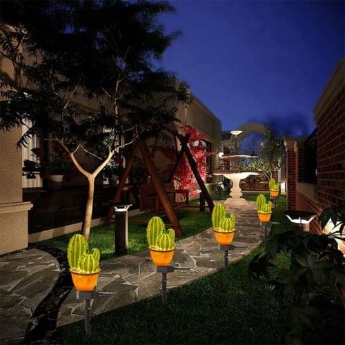 LED Pineapple Cactus Lawn Light Solar Outdoor Led Lights Solar Christmas Lights Garden Solar Light Waterproof Garden Decoration