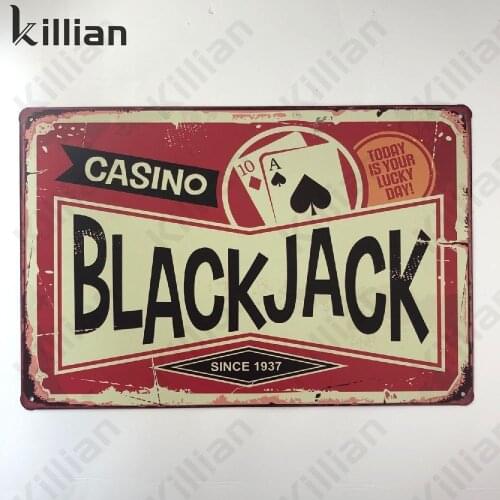 Playing Card Metal Plate Advertising Tin Sign Retro Text Metal Painting Cartoon Metal Poster Bar Club Wall Home Decoration