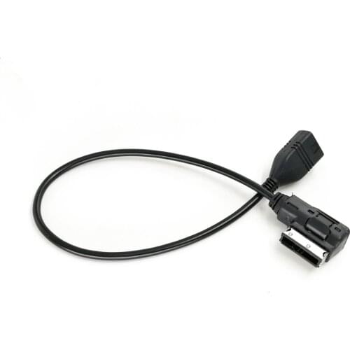 AMI to USB Cable Music Media in Adapter for VW Golf Jetta Audi A3 A4 A5 A6 A8 Q5 Q8 Q7 A4L A6L