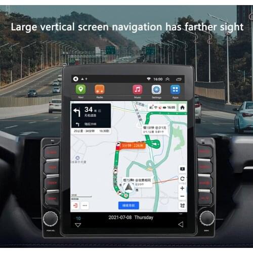 Multifunctional car stereo MP5 9.7-inch screen FM radio WiFi connection GPS navigation integrated player car автомагнитола