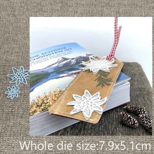 New Design Craft Metal stencil mold Cutting Dies 2pcs flowers decoration scrapbook die cuts Album Paper Card Craft Embossing