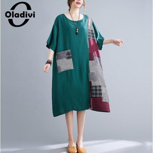 Простые летние платья Oladivi China At AliExpress