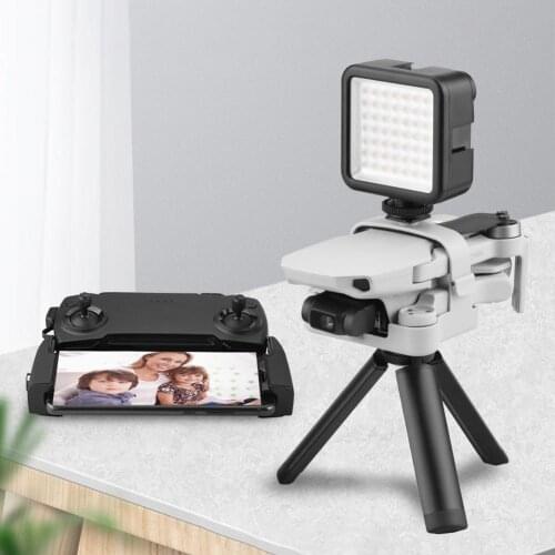 Bluelans Portable Fill Light Tripod Holder Stand Adapter Base for DJI-Mavic Mini Drone