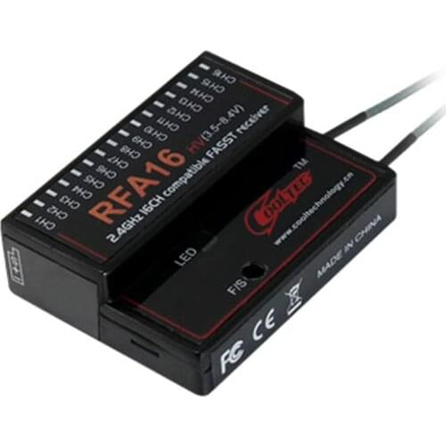 RFA16 16ch Futaba fasst compatible receiver for 6EX 7C 8FG 10CG 12FG 14MZ 14SG 18MZ