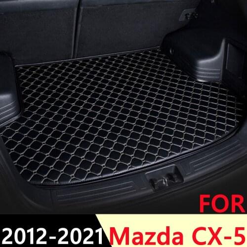 SJ Custom Waterproof Car Trunk Mat AUTO Tail Boot Tray Liner Cargo Carpet Pad Protector Fit For MAZDA CX-5 CX5 2012 2013 14-2020