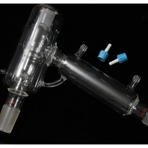 Glass Short Path Distillation Head Anti Reflux 5L and Side and Bottom Joints 34/45
