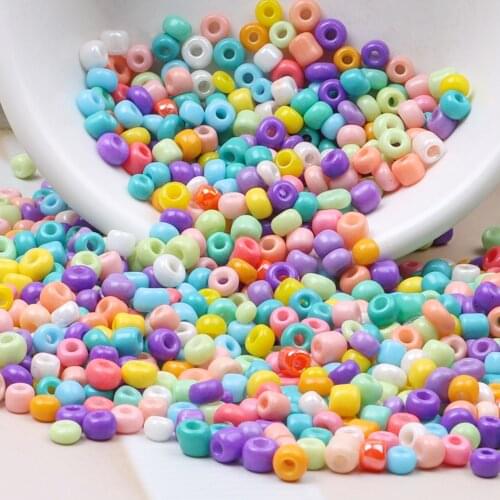 2/3/4mm Glass Seed Beads Bulk, Small Pony Jewelry Beads for DIY Craft Project Bracelet Necklace Jewelry Making Loose Beads