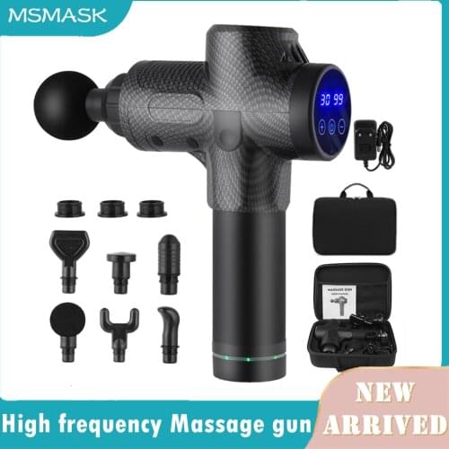 High frequency Massage Gun Muscle Relax Percussion Muscle Relax Body Relaxation For Pain Relief Electric Massager With Suitcase