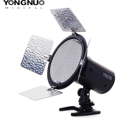 YONGNUO YN-216 YN216 For Canon Nikon DSLR Cameras LED Video Camera Light w Adjustable 3200K-5500K Temperature Color Photo Light