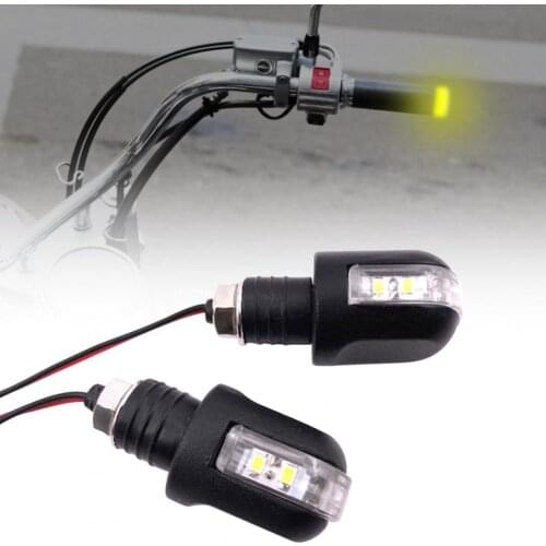 Long Lasting 2Pcs Convenient Strong Construction Durable Turning Blinker Eye-catching Signal Light Lightweight for Gifts