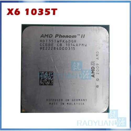 AMD Phenom X6 1035T X6-1035T 2.6GHz Six-Core CPU Processor HDT35TWFK6DGR 95W Socket AM3 938pin