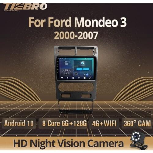 2DIN Android 10 Car Radio For Ford Mondeo 3 2000-2007 GPS Navigation Stereo Receiver Auto Radio DSP Car Receiver NO 2DIN DVD IGO