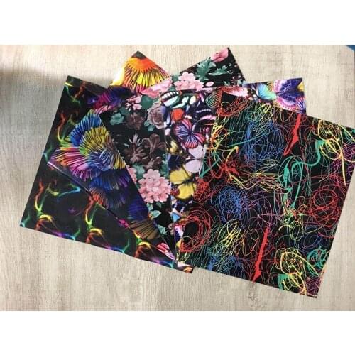 Free shipping 1 piece 25cmx100cm Beautiful Color TPU Heat Transfer Vinyl DIY Heat Press Machine T-shirt Iron On HTV Printing