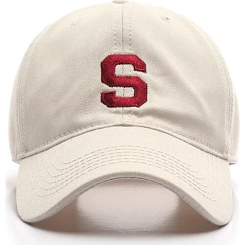 Womens Letter S Embroidered Baseball Caps For Men Summer Kpop Visor Hats Cotton Snapback Hip Hop Caps Outdoor Sports Dad Hat