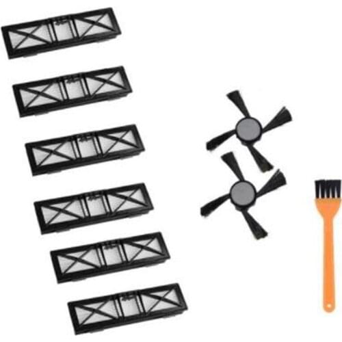 Side Brush and Filter for Neato Botvac D3 D4 D5 D6 D7 Connected D Series Vacuum Cleaners Kit Parts