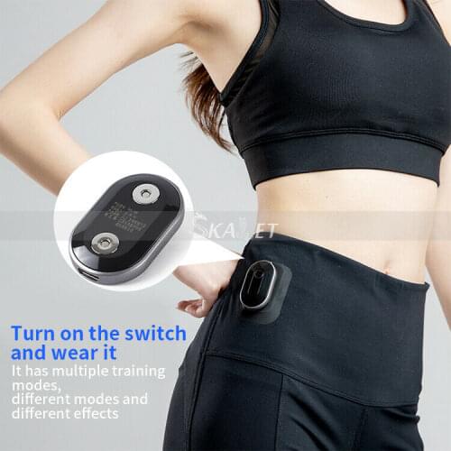 Home/Gym Use Black Wireless Leg Shape Muscle Stimulation Trousers Women Pant with Good Elasticity