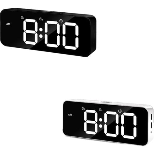 Alarm Clock,Digital Snooze Table Clock,Wake Up Alarm Clock,Adjustable Time Digital Clock For Home Decoration