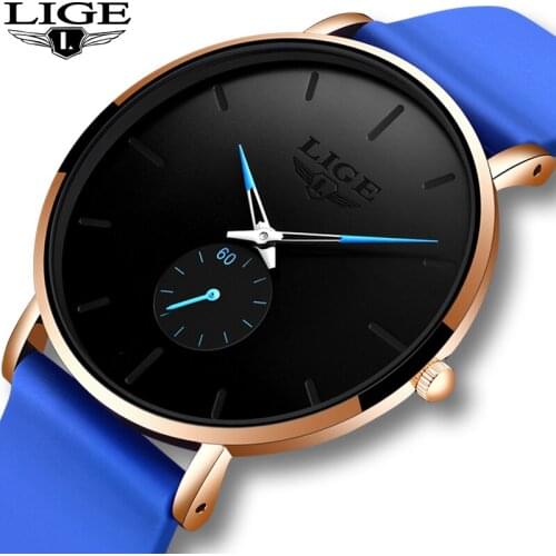 Relogio Masculino 2020 LIGE New Fashion Simple Mens Watches Top Brand Luxury Waterproof Quartz Wrist Watch For Men Best Gft+Box