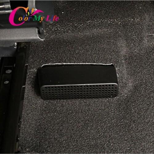 Color My Life 2Pcs ABS Under Seat Air Vent Outlet Cover Air Conditioning Outlet Trim for Toyota CHR C-HR 2016-2020 Accessories