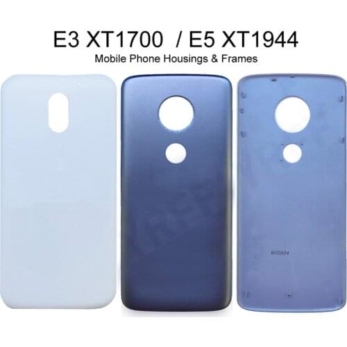 For Motorola Moto E5 XT1944 Mobile Phone Housings Frames For MOTO E3 XT1700 Battery Back Cover Door Housing Case