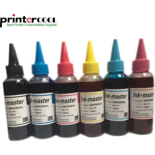 Einkshop 600ML T5591 Dye Ink Refill Kits For Epson Stylus Photo RX700 Printer Ink T5591 - T5596 for Epson RX700 printer