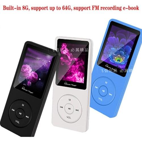 1.8 Inch Lossless MP4 player lyrics variable speed reread E-book MP3 E-book reading 80 hour E-Book built-in 8GB HiFi portable