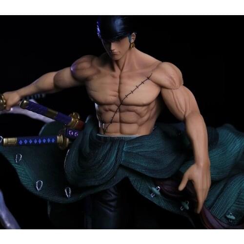 Fantasy Big Sauron Three-Swords-Style Double-Headed Statue Scene Model Boxed Figure Size: 29CMH