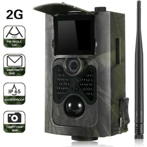 2G 16MP 1080P MMS SMTP Night Vision Hunting Surveillance Wildlife Camera MMS SMTP Infrared Hunting Trail Camera Trap Game cam