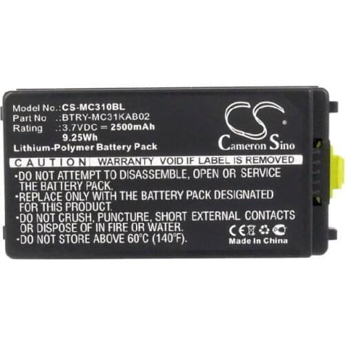 Cameron Sino 2500mAh/4400mAh Battery for Symbol MC3100,MC3190,MC3190G,MC3190-G13H02E0,MC3190-RL2S04E0A,MC3190-RL4S04E0A