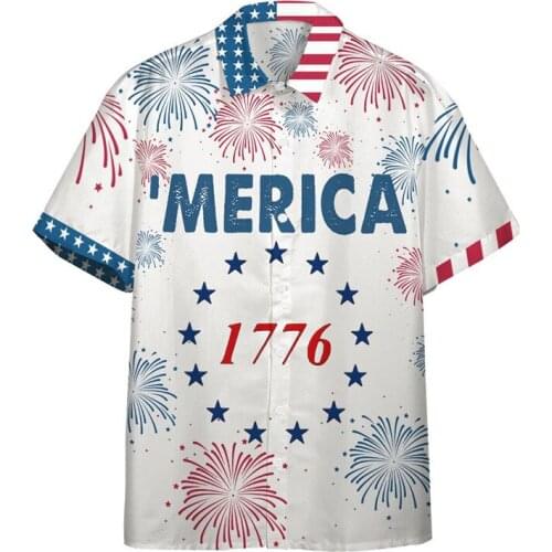 2021 Summer Quality Harajuku Beach New Arrival Men Short-Sleeve Casual Anime Shirt Blouse Loose Surfing Hawaiian-shirt