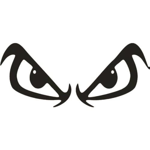 Eye car sticker exterior decoration auto motorcycle accessories off road personalized Multi Size polyethylene Decal 001