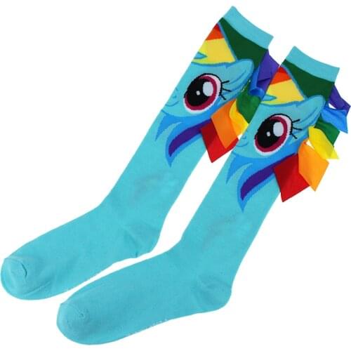 Hand Made Cartoon Women Socks Sweet Mid-calf Length Spring Summer Novelty Dance Socks Cotton Character High Quality Cozy Socks