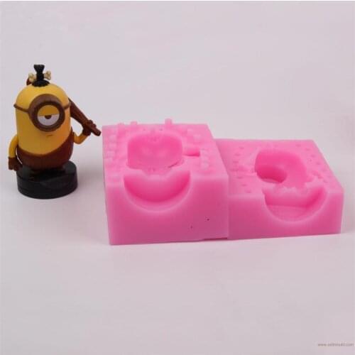 Wholesale Silicone mold 3D cartoon shape Fondant cake mould chocolate mold clay craft decoration mold Handmade tools