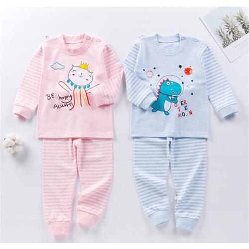 0-3Y Baby Clothes Set Autumn Spring Cotton Newborn Infant Boys Girls Clothing Suits Cartoon Toddler Kids Sweatshirt Tops+Pants