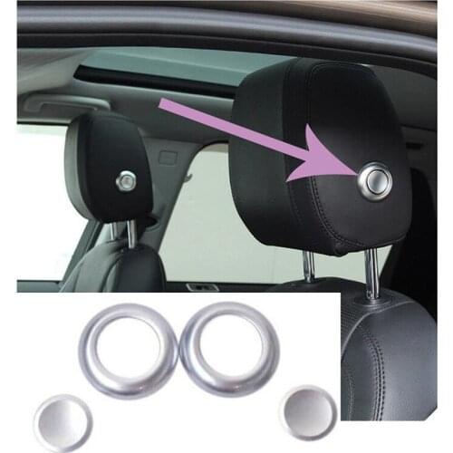 Front Seat Head Rest Adjust Control Knob Trim Fit Land Rover Discovery Sport 2015 2016 2017