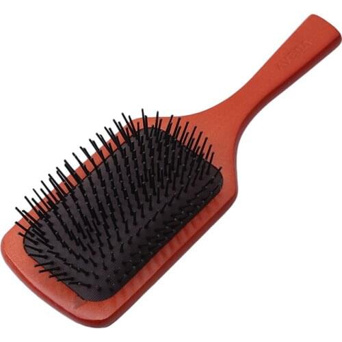 Peach Wooden Hair Brush Scalp Hairbrush Comb Professional Women Tangle Hairdressing Supplies Brushes Tools Hair Combs