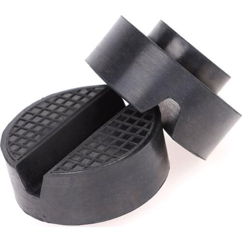Car Lift Jack Stand Rubber Pads Black Rubber Slotted Floor Jack Pad Rubber pad of jack support Universal