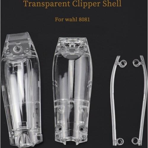Hair clipper transparent top shell cover plastic hair trimmer shell barber shop tool accessories for wahl 8081