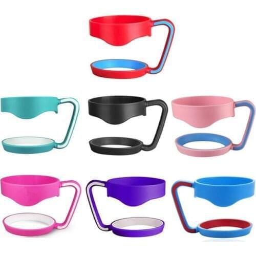 Quevinal 50pcs Portable 30oz 20oz handles Plastic Holder for yeti 30oz tumbler Vacuum Insulated Mugs Stainless Steel Coffee Mugs