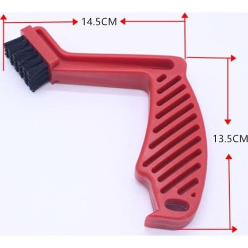Handheld Plastic Nylon Cleaning Brush for Car Polishing Sponge Pads, Foam Pad Cleaning Brush Small Head Cleaning Tool for Home
