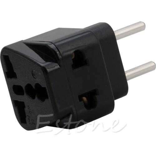 CPDD Universal UK/US/EU/AU to EU EUROPE Travel Power Adapter Plug Converter