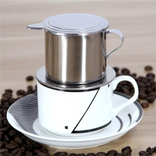 Vietnam Coffee Pot Coffee Drip Pot Vietnam Coffee Drip Pot Stainless Steel Hand-pushed Coffee Filter Cup